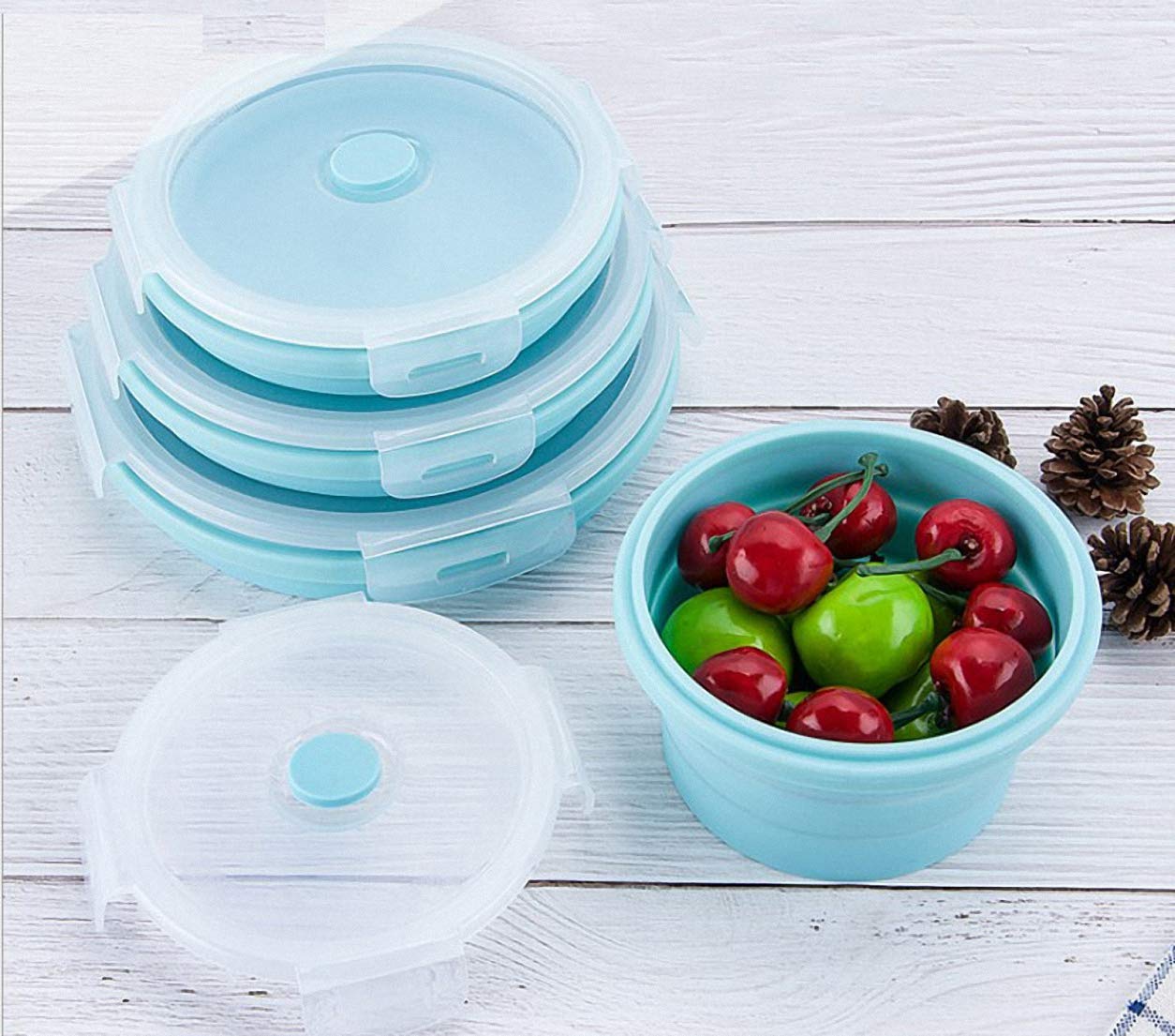 FlexiBowl â Bols Pliables en Silicone (Set de 4)