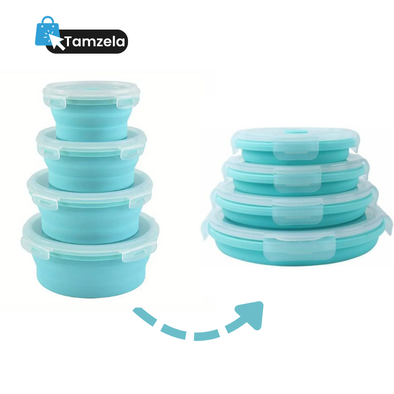 FlexiBowl â Bols Pliables en Silicone (Set de 4)