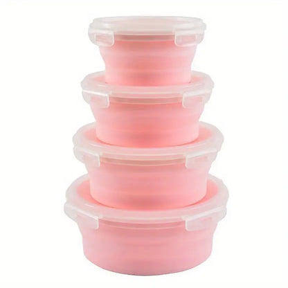 FlexiBowl – Bols Pliables en Silicone (Set de 4)